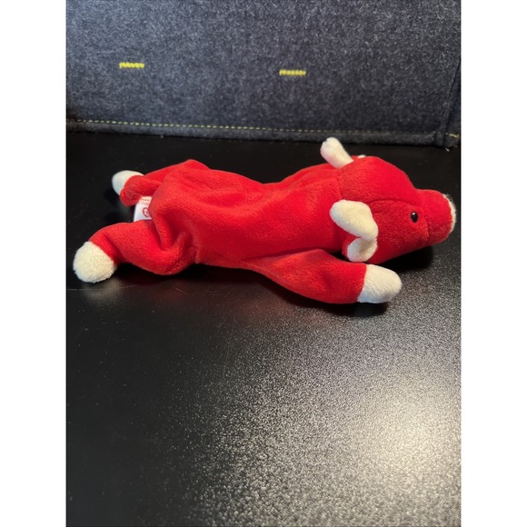 Ty Beanie Baby - SNORT the Bull (9 Inch) NEW NWT Plush Stuffed Animal Toy (1995) - Picture 7 of 10